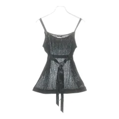 CHANEL (シャネル) レースリボン キャミソール ブラウス ブラック レディース P27620V20059のサムネイル