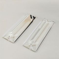 送料無料！板ビーズ ガラスビーズ 2穴 76ｍｍ 2個セット ITA05