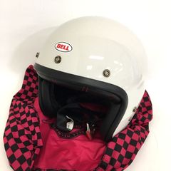BELL Custom500 ジェットヘルメット 除菌消臭済 白 ホワイト Lサイズ オートバイ ツーリング ライディング バイカー バイク用品 ベル ◇TA2683