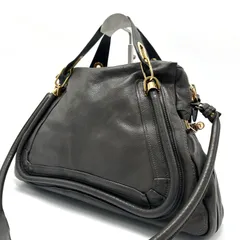 美品●chole クロエ パラティ スモール ハンドバッグ ショルダー ブラック chloe クロエ パラティ 2WAYショルダーバッグ スモール ブラック