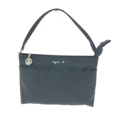 agnes b. アニエスベー アクセサリーポーチ  ロゴ/ナイロン    ブラック レディース / 240001158614