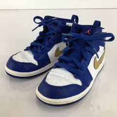 NIKE ナイキ ジョーダン1 キッズ ベビー Jordan 1 Retro High Blue/Gold 705304-406 Size 10C 16cm 00566hi◇138