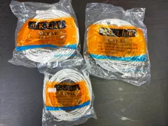 E25-20251027-55 CK-Link LANケーブル CAT5E 10m & 5mセット UTP 4ペア 24AWG パッチケーブル 未使用品
