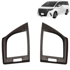 【在庫処分】DodoxDIY 適用 新型アルファード40系 ヴェルファイア 40系 カスタム アクセサリーパーツ サイド エアコンソール吹出し口 パネルカバーガーニッシュ 専用車種 内装グッズ 艶消木目調ブラウン