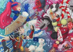 【中古】ポスター 描きおろしB2布ポスター 集合 「Switchソフト 不思議のダンジョン 風来のシレン6 とぐろ島探検録」 楽天ブックス購入特典