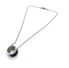 D&G ドルチェアンドガッパーナ　ネックレス　チョーカー　リング　シルバー ブラック