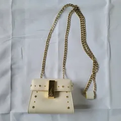 CELFORD　セルフォード　ビジュースタッズマイクロミニポシェット　バッグ　ショルダー　カバン　レディース　新品　未使用　アイボリー