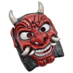 [FUPUONE] 鬼 お面 節分 リアル 怖い マスク ハロウィン コスプレ 舞台 