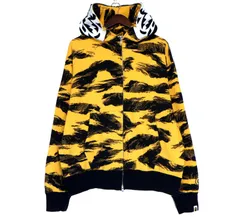 J*3様 【超希少　美品】ベイシングエイプ　タイガー　虎　ジップパーカー　2XL A BATHING APE パーカー TIGER SOUVENIR ZIP HOODIE メンズ