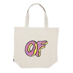 【新品・未使用】ODD FUTURE TOTE BAG (CARRY THE FUTURE) NATURAL オッドフューチャー トートバック