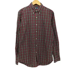 ラルフローレン RALPH LAUREN CUSTOM FIT カスタムフィット ポニー刺繍 ボタンダウン L/S チェックシャツ メンズ import：M 