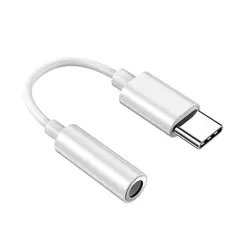 【人気商品】電話/音量調節/音楽 MacBookAir/Pro/iPad usb-cオーディジャック 3.5mm イヤホンアダプタ Pro/AndroidなどイヤホンジャックがないのType-Cポートのデバイスに対応に適用 タイプ 変換 (ホワイト) イヤホン