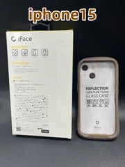 新品 iFace アイフェイス iphone15 ブラウン ケース スマホケース