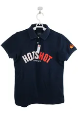 PEARLY GATES(パーリーゲイツ) ポロシャツ ネイビー レディース 1 055-9160518 ゴルフ用品 2504-0895 中古