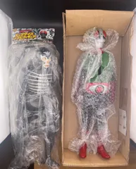 中古品】テロン様仮面ライダー2号バンザイマークソフビ石森プロ