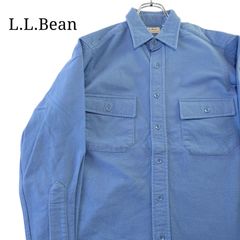 【80s】L.L.Bean エルエルビーン シャモアクロスシャツ USA製 アメリカ古着