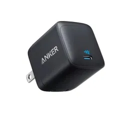 【新品・3営業日で発送】ANKER アンカー A2677N11 Anker 313 Charger (Ace、45W) ブラック A2677N11 1ポート ／USB Power Delivery対応 ／GaN(窒化ガリウム) 採用 