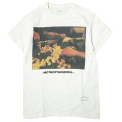 TANGTANG タンタン GASATANG MOTHOFTHEGREEN TEE フォトプリントTシャツ S ホワイト 半袖 トップス g22748