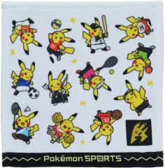 【中古】雑貨 ピカチュウ(集合) ハンドタオル Pokemon SPORTS 「ポケットモンスター」 ポケモンセンター限定