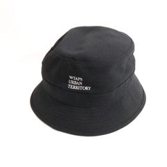 【中古A】WTAPS ダブルタップス 03 L メンズ バケットハット 23SS URBAN TERRITORY 231HCDT-HT02 黒 ポリエステル 中古A 古着