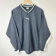 (^w^)b PUMA プーマ ピステ ウインドブレーカー トップス プルオーバー ロゴ刺繍 シンプル モノトーン サッカー フットサル スポーツ 運動 トレーニングウェア ブラック 黒 メンズ サイズS-M