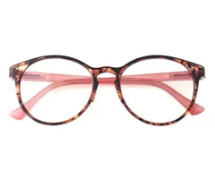 度数 2.50_デミブラウン×ピンク [Bayline] ベイライン PCリーディンググラス（老眼鏡） ボストン型スタイリッシュ PC1908B(度数 2.50, デミブラウン×ピンク) 男女共有 ユニセックス