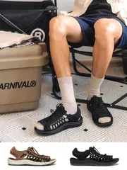 KEEN キーン サンダル メンズ UNEEK Ⅱ OT ユニーク ツー オーティー オープントウスニーカー スライドスニーカー ブラック ブラウン アウトドア 夏 春 秋 1027290 1027289