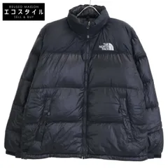 THE NORTH FACE ノースフェイス ﾌﾞﾗｯｸ 700ﾌｨﾙ ﾇﾌﾟｼﾀﾞｳﾝｼﾞｬｹｯﾄ　ｾﾝﾀｰﾛｺﾞ XL