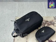 【今日特価】Prada Nylon Cosmetic Pouch プラダ ナイロン コスメポーチ（25×14cm）
