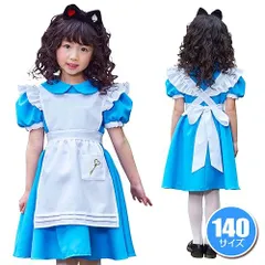 フォレストアリスガール キッズ140　　[アリス コスプレ  カワイイ イベント 衣装 不思議 ダンス ハロウィン 仮装 ]【899693】MM+