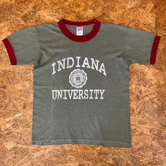 ’80s～’90s USA製 SOFFE リンガーTシャツ キッズL 半袖 80年代～90年代 カレッジ US古着 アメリカ ヴィンテージ ビンテージ VINTAGE ユーズド USED 古着 MADE IN USA
