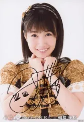 生写真(AKB48・SKE48)/アイドル/AKB48　☆朝長美桜/直筆サイン入り・レア・共通カット(帯無し)・共通ポーズ/AKB48 劇場トレーディング生写真セット2017.October1 「2017.10」 中古】生写真(AKB48・SKE48) ☆朝長美桜/直筆サイン入り・レア