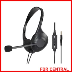 【新着商品】オーディオテクニカ ATH-102COM ステレオヘッドセット 3.5mmステレオ4極 ノイズキャンセリングマイク 手元コントローラー スライダー調整