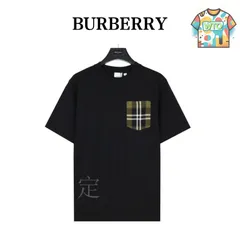 【今日特価】Burberry クラシックチェストグリッドポケット T シャツ-1