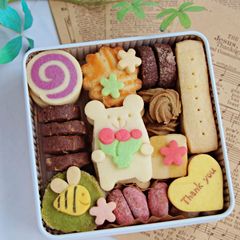 手作り！バレンタインクッキー缶【リスさんの贈り物】❮2月10日～11日