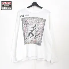 90s USA製 vintage NIKE アート 長袖Ｔシャツ メンズ 表記XLサイズ