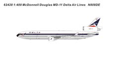 PandaModel デルタ航空 MD-11 N808DE 1/400 62428