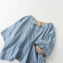 ロワズィール アデュートリステス LOISIR ADIEU TRISTESSE コットン リバーシブルカットソー/ブルー【2400013603720】のサムネイル