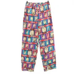 90s オールド チキチキマシン猛レース ケンケン パジャマ パンツ マルチ MUTTLEY キャラクター ユニセックス メンズ 古着