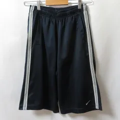 古着 レディースL NIKE/ナイキ ジャージ ハーフパンツ スポーツ トレーニング ランニング ネイビー/ホワイト/グレー 126728 fg4741