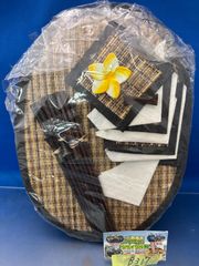 バリ島　ランチョンマット　コースター　お箸　箸置き　セット