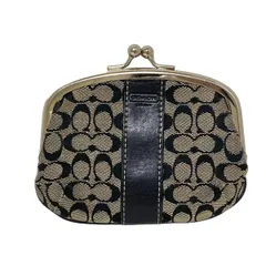 楽天市場】COACH/コーチ シグネチャーがま口コインケース