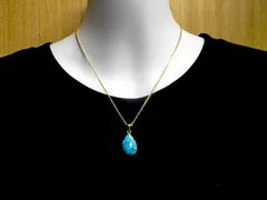 天然石 ターコイズネックレス (ペンダント)　　250720489