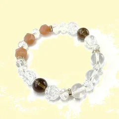 【話題商品】【南都天石】 選べる星座石シリーズ クラッククリスタル本水晶 スモーキークォーツ 天然石 パワーストーン ブレスレット 金運 恋愛運 健康運 運勢アップ 占い 復縁