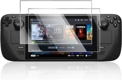 KYK SHOW Steam Deck ガラスフィルム 9H強化ガラス 旭硝子製 Steam Deck対応 液晶保護フィルム 高透過率 耐衝撃 撥油性 気泡防止 飛散防止 自動吸着 Steam Deck 用 保護フィルム【2枚セット】