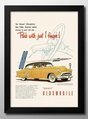 オールドカーアーリーアメリカンモザイクアート