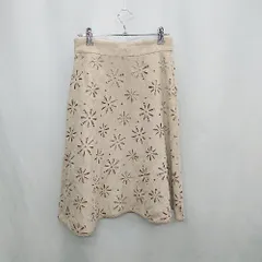 ◇ ⊂ PROPORTION BODY DRESSING ひざ丈 フレア スカート サイズ3 ブラウン系 レディース E  【1503060002285】