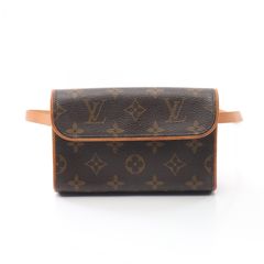 ルイ・ヴィトン LOUIS VUITTON ウエストバッグ ボディバッグ ポシェットフロランティーヌ モノグラム M51855 PVCコーティングキャンバス レザー ポシェット・フロランティーヌ ベルト(XS)付 レディース Used B