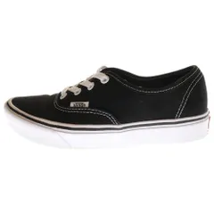 VANS (ヴァンズ) COMFYCUSH AUTHENTIC BLACK TRUE WHITE コンフィクッシュ オーセンティック ローカットスニーカー ブラック/ホワイト US6/24cm VN0A3WM7VNE