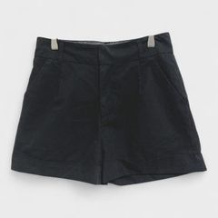 【美品】【JEANASIS】『ジーナシス』[ハーフパンツ] ハーパン ショートパンツ キュロット ブラック系 黒系 小さいサイズ(S) 商品C2367 管理C
